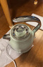 北鼎（Buydeem）電熱水壺 家用燒水壺?zé)崴畨?304不銹鋼燒水器 精鑄鋁合金把手 小型控溫電水壺煮水壺 1.2L 【淺衫綠】K203|精準(zhǔn)控溫 曬單實(shí)拍圖