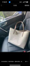蔻馳（COACH）【品牌直供】女士經(jīng)典標(biāo)志CITY 33大號(hào)托特包單肩包CV976SVPWH 曬單實(shí)拍圖