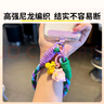 BZBC手機(jī)掛繩手腕短款手機(jī)鏈?zhǔn)謾C(jī)殼防丟繩尼龍加粗手工三股編織加粗手機(jī)繩防丟鏈【粉黃紫】 曬單實(shí)拍圖