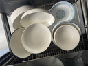 浩雅釉下彩景德鎮(zhèn)陶瓷餐具面碗湯碗大號(hào)飯碗簡(jiǎn)約 純白6英寸4個(gè)裝 曬單實(shí)拍圖