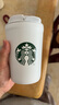星巴克（Starbucks）保溫保冷杯355ml咖啡杯車載水杯子男女士禮物雪地白女神款 曬單實拍圖