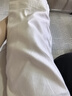 ELAND衣戀休閑褲女純色棉麻混紡后腰橡筋九分錐形褲2025夏季新款 淺卡其色(36)L/Beige L /170 曬單實(shí)拍圖