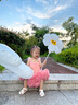 G.DUCKKIDS童裝tutu裙女童連衣裙夏季吊帶裙兒童公主裙子甜美風生日蓬蓬紗裙 粉紅色 100 尺碼2~3歲【 90-100cm】 曬單實拍圖