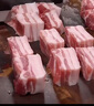 京東跑山豬去皮五花肉塊凈重4斤 烤肉炒菜食材 新鮮速凍 紅燒肉原料 曬單實(shí)拍圖