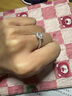 DRAGBOLL鉆戒女莫桑石一克拉簡約百搭情侶求婚結婚七夕情送老婆七夕節(jié)禮物 50分滿天星鉆戒 開口請聯(lián)系客服備注下單 曬單實拍圖