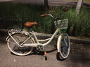 飛鴿（FLYING PIGEON）自行車(chē)成人通勤車(chē)自行車(chē)學(xué)生單車(chē)成人自行車(chē)通勤自行車(chē)女士自行車(chē) 標配奶油米|單速|(zhì)輻條輪+禮包 24寸適合150-170cm 曬單實(shí)拍圖