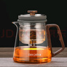 頂壺（DESKPOT）耐熱玻璃泡茶壺飄逸杯茶水分離過濾懶人沖泡煮茶壺家用功夫沏茶壺 D21-C飄逸壺 500ml 曬單實拍圖