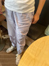 駱駝（CAMEL）冰絲涼感運(yùn)動(dòng)褲女速干防曬束腳褲子 JC2225L2007 淺香紫 M 曬單實(shí)拍圖