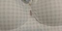ubras虞書欣同款無尺碼涼感浪花透氣細(xì)吊帶背心文胸罩內(nèi)衣女漣漪藍(lán)格子 曬單實(shí)拍圖