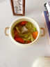 珂妙嘉（KEMIAOJIA）陶瓷燉盅隔水燉燕窩食品級家用小瓦罐 奶白如意熊 l 38000cm 曬單實(shí)拍圖