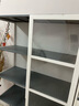 木馬人樂(lè )高玩具擺件手辦展示柜超市貨架倉儲煙酒柜亞克力收納陳列柜子 【三面透明】白色-五層82長(cháng)（雙門(mén)） 曬單實(shí)拍圖