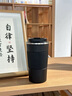 ENO英國(guó)ENO保溫杯咖啡杯男女陶瓷內(nèi)膽便攜奶茶高顏值車載隨行水杯子 隕石黑 500ml 曬單實(shí)拍圖