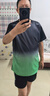 妄潮運(yùn)動(dòng)服套裝男短袖夏季透氣速干情侶裝籃球服短袖短褲跑步健身 【冰絲涼感跑量款套裝】A36綠色 3XL 建議體重145-155斤 曬單實(shí)拍圖