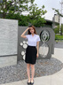 伊婭莎職業(yè)半身裙女夏季西裝包臀裙氣質(zhì)a字短裙女士工作裙高腰一步西裙 22038黑色短款【松緊腰/后開(kāi)叉】 M 推薦90-100斤 曬單實(shí)拍圖