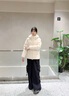 波司登（BOSIDENG）25年新款冬季羽絨服男女情侶短款90絨連帽保暖百搭外套B250245550 店長(cháng)推薦-暖絨米7C28 XS 155/80A 體重約100斤以?xún)?曬單實(shí)拍圖