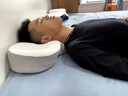 日本按摩枕頭護頸椎助深睡眠睡覺(jué)頸椎病牽引專(zhuān)用家用成人頸椎枕 白色【加磁石玉石款】 單只 曬單實(shí)拍圖