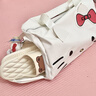 COSMICKISShello kitty旅行包女士行李包大容量手提可愛健身包短途旅行大包 hellokitty行李包 曬單實(shí)拍圖