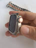 SZ LLQLTD適用Apple/蘋果手表watch s10全包防水保護殼Ultra2手表套Series44/45mm防磕碰s9/8/7/6/5鋼化膜 鋼鐵俠【鈦間橙 金屬合金鋼帶】 適用：iwatc 曬單實拍圖