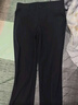 羅蒙（ROMON）褲子男夏季修身休閑褲男免燙商務九分褲彈力小腳男褲 黑色 31 曬單實拍圖
