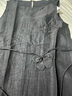 歌莉婭夏季18姆米香云紗連衣裙(配送本布領(lǐng)帶+發(fā)帶）1E4R4K150 00B黑色 XXS 曬單實(shí)拍圖