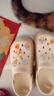 名創(chuàng)優(yōu)品（MINISO）洞洞鞋男女夏季外穿涼鞋防滑厚底踩屎感包頭涼拖鞋 卡其+海洋星星 曬單實(shí)拍圖