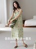 芬騰可安睡裙女夏季莫代爾帶胸墊新款吊帶中長款薄款涼感裙子可外穿家居服 曬單實拍圖