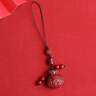 朱砂真品福袋手機鏈如意珠經(jīng)綸吊墜龍年錢(qián)袋吉祥掛件高檔新年禮物 福袋手機鏈 曬單實(shí)拍圖