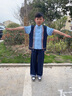 G.DUCKKIDS童裝三月三民族服飾兒童演出服少數民族男女童苗族壯族節日套裝 男童藍色aommigm 120 建議110-120cm6-7歲cm 曬單實(shí)拍圖
