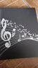 曼爾樂器 A4樂譜夾鋼琴譜夾曲譜書夾子吉他古箏40頁多功能曲譜夾 曬單實拍圖