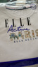 ELLE ACTIVE絲柔棉印花圓領(lǐng)短袖T恤女夏季抑菌精選時尚氣質(zhì)百搭透氣上衣女 字母-白色 L 曬單實拍圖