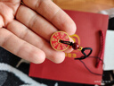 黛茗朱砂純銀999項(xiàng)鏈男吊墜2025新款生日七夕情人節(jié)禮物送男朋友老公 【山鬼花錢】證書＋項(xiàng)鏈 曬單實(shí)拍圖