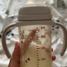 貝親奶瓶嬰兒寬口徑奶瓶ppsu塑料材質新生兒第3代彩繪雙把手奶瓶 貓頭鷹 240ml 6-9月 自帶L奶嘴 曬單實拍圖