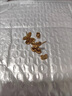 馳匡金色佳期耳環(huán)沙金氣質(zhì)拉絲花月耳釘蝴蝶精致耳飾新款女友 金色蝴蝶耳釘【1對】 曬單實拍圖