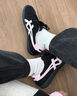 Onitsuka Tiger鬼塚虎春季新款女款復(fù)古德訓(xùn)鞋 運(yùn)動休閑鞋女鞋 TOKUTEN 1183C254 黑色/粉紅色 36 曬單實(shí)拍圖