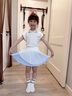 小豬彼特女童套裝夏季POLO背心網(wǎng)球服兒童涼感速干半身裙女大童訓(xùn)練運(yùn)動(dòng)服 6125藍(lán)色 120 cm 曬單實(shí)拍圖