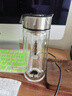 希諾雙層玻璃杯男家用商務(wù)辦公泡茶杯子車載過濾水杯XN-6701 265mL 曬單實(shí)拍圖