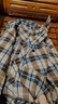 小象漢姆童裝男童襯衫長(cháng)袖兒童格子襯衣連帽可拆春裝洋氣 咖格 130 cm 曬單實(shí)拍圖