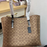 COACH蔻馳女包托特包單肩包大尺寸上班族手提包大牌包包輕奢禮物女 CV967 IMQRX 曬單實(shí)拍圖