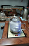 茶皇子（CHAHUANGZI）底部全自動上水電熱燒水壺泡茶專用玻璃茶臺電茶壺茶桌嵌入式一體 T5-M 1L 20*37cm底部上水款 曬單實拍圖