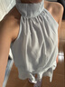 均垚藍(lán)色掛脖連衣裙女士裙子夏季2025新款小個(gè)子顯瘦法式夏天純欲短裙 法式藍(lán)色花朵掛脖連衣裙 L 【建議95-105斤】 曬單實(shí)拍圖