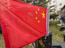 七彩旗圣車(chē)外懸掛紅旗高速摩托車(chē)專(zhuān)用國旗汽車(chē)小國旗車(chē)載車(chē)上插的小紅旗h9國旗置車(chē)頭五星紅旗沙漠越野旗幟 1加大號國旗【2+4+8尾部三角鎖邊加固】 曬單實(shí)拍圖