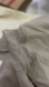 羅蒙（ROMON）100%天然亞麻通勤棉麻直筒休閑長褲透氣苧麻松緊口袋款慵懶感褲子 麻本色式/100%亞麻 薄款 3XL 【建議140-155斤】 曬單實拍圖