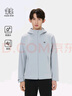 KOLON SPORT/可隆軟殼夾克 男子戶外運動休閑梭織拉絨防風防潑水外套 LHJK5SN029-LG 淺灰色 2XL 185/104A 曬單實拍圖