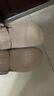 百思圖2025秋季新款真皮復(fù)古懶人勃肯鞋休閑平底女單鞋D3508CM5 杏色 扣帶款 36 曬單實拍圖