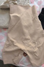 ubras輕呼吸無痕超高腰收腹美臀三分褲修身女士?jī)?nèi)褲女瓷肌色三分褲L 曬單實(shí)拍圖