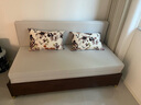 塞納春天中式實(shí)木折疊沙發(fā)床一體兩用客廳小戶(hù)型多功能坐臥單人沙發(fā)折疊床 椰棕款【帶儲物】 155cm*198cm 曬單實(shí)拍圖