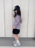 巴布豆女童裙褲2025夏季新款兒童涼感速干運動(dòng)服中大童網(wǎng)球甜美風(fēng)童裝 黑 愛(ài)小麗硅膠印XS_Q1 160 曬單實(shí)拍圖