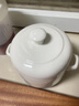 颯望【德國】陶瓷燉盅家用隔水燉燕窩蒸蛋加厚專(zhuān)用湯盅雙耳帶雙蓋煲湯 白色L【裝帶勺子】 450ML 1個(gè) 曬單實(shí)拍圖