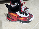 喬丹QIAODAN騰蛇小童鞋兒童籃球鞋2025新年紅色戰靴旋鈕扣男童運動(dòng)鞋 黑色/錦鯉紅【新年配色】 30 碼 曬單實(shí)拍圖