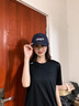 李寧速干短袖女款夏季新款冰絲透氣圓領(lǐng)半袖寬松休閑戶外跑步運(yùn)動T恤 黑色 M /170 (105-125斤) 曬單實(shí)拍圖